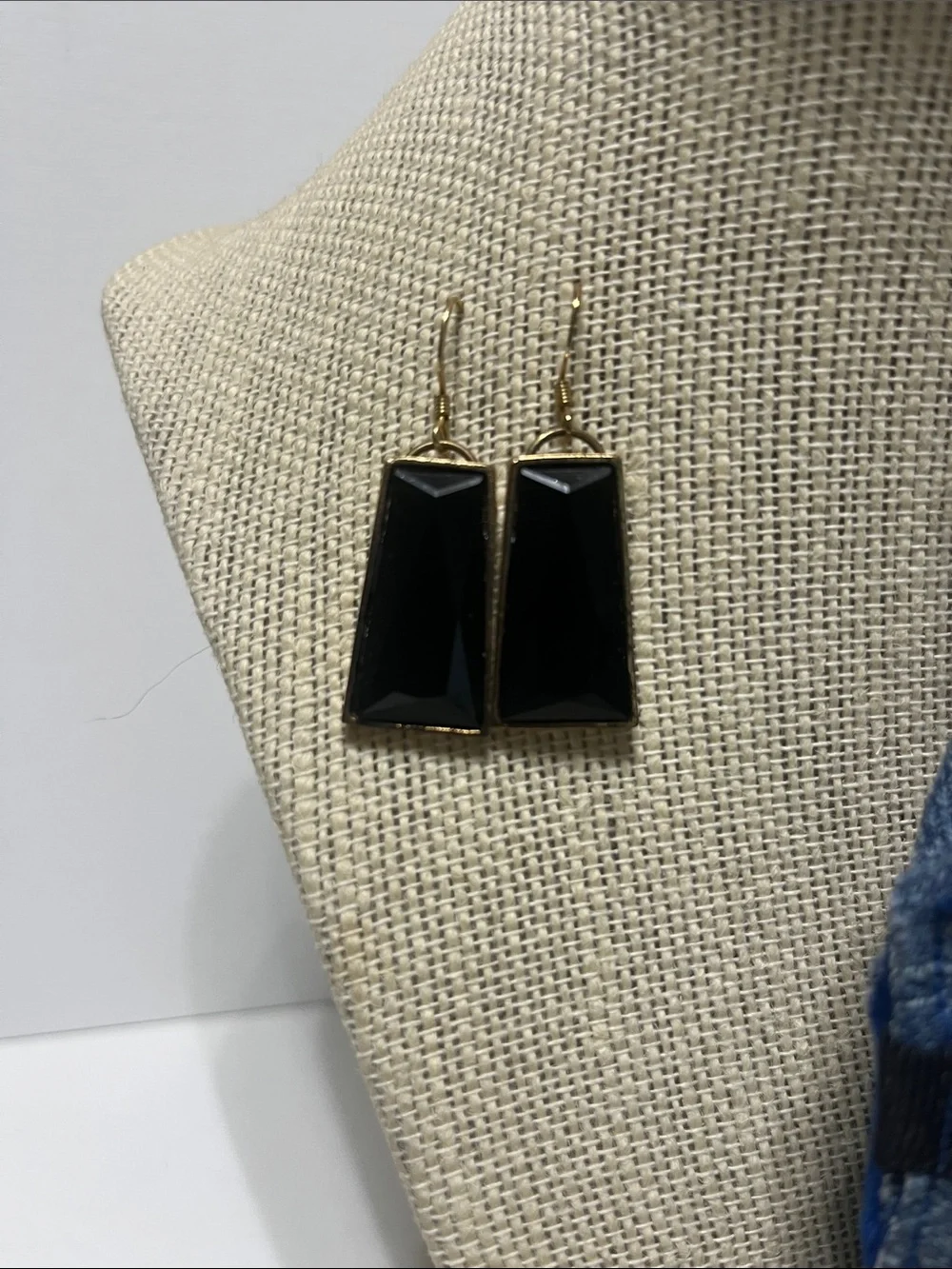 Gift Set Double Denim Lipstick Lip Balm Holder Keychain New York 2 pr Earrings